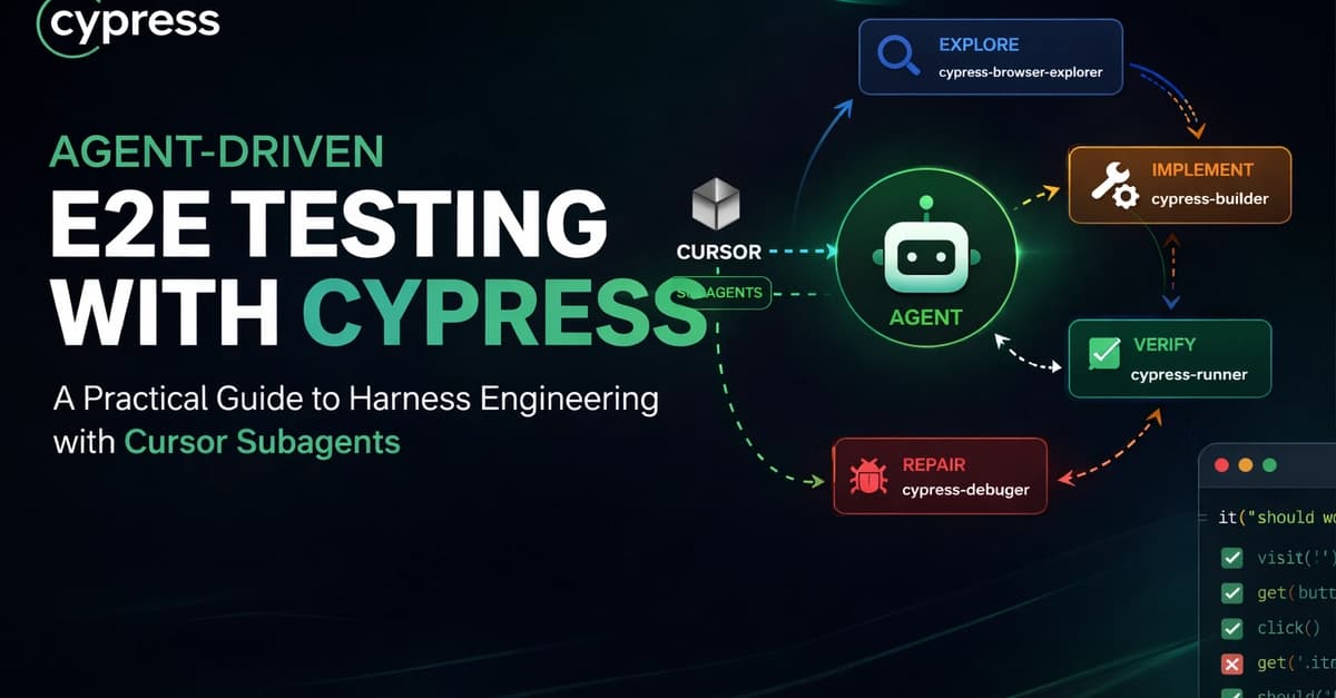 Agent-Driven E2E Testing with Cypress: A Practical Guide to Harness Engineering with Cursor Subagents