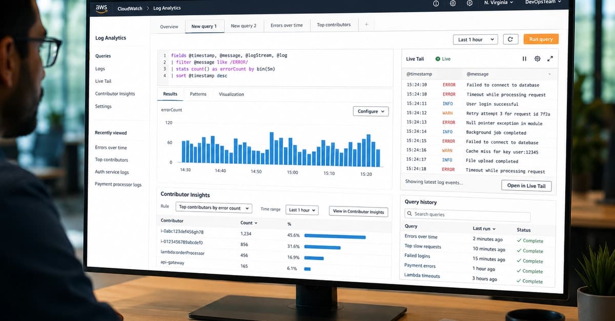 AWS Launches CloudWatch Log Analytics: A Unified Hub for Log Monitoring and Analysis