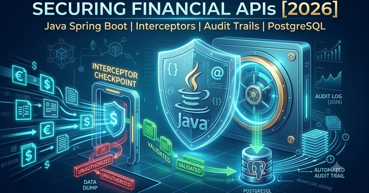 Securing Financial APIs in 2026: Implementing Global Request Interceptors and Automated Audit Trails in Spring Boot